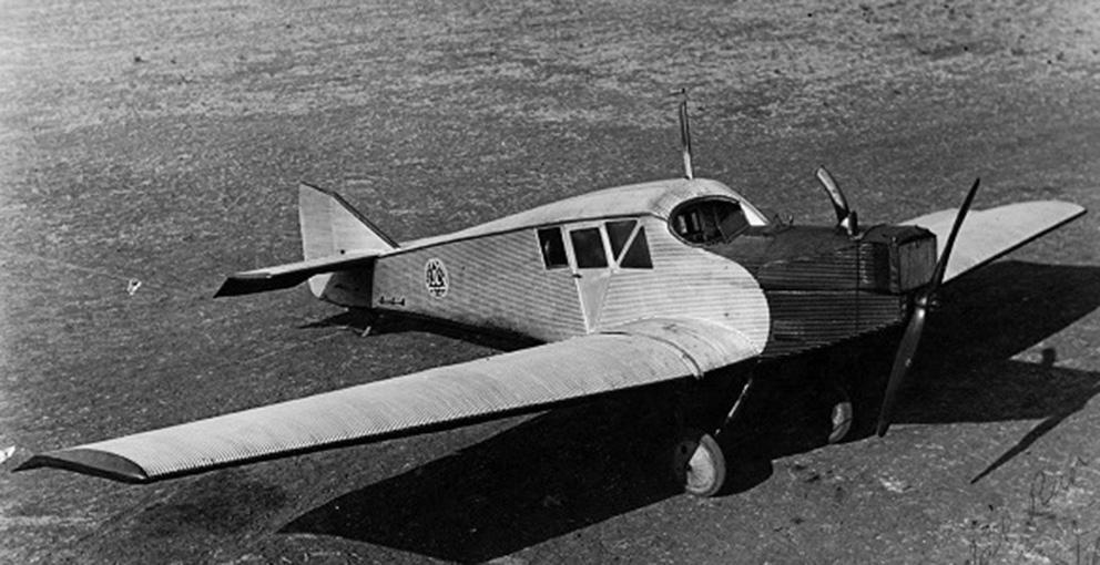 Самолёт Юнкерс F.13. Закавиа. 1923.