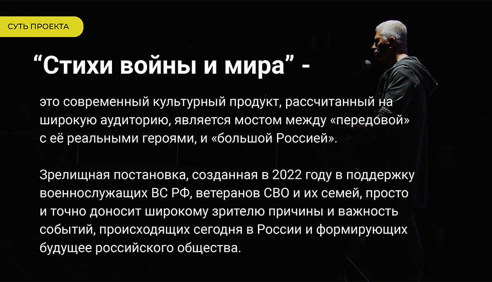 Музыкально-поэтическая постановка «Стихи войны и мира» – 25 сентября в Доме Офицеров