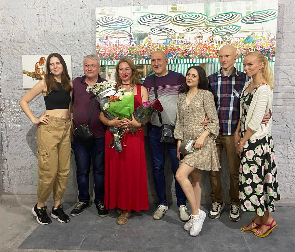 Открытие выставки художника Оксаны Бегмы 