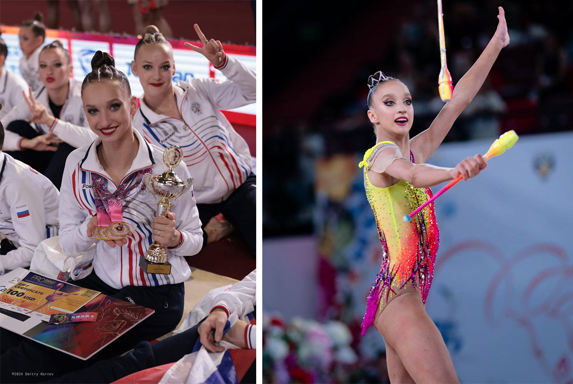 Диана Чугунихина стала абсолютной чемпионкой многоборья среди гимнасток на чемпионате в Пекине