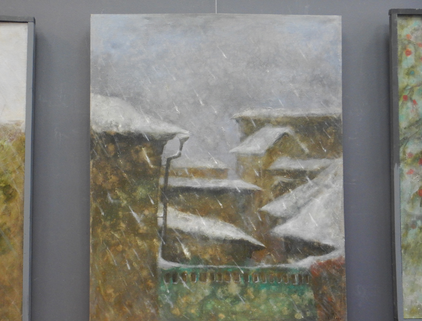 Персональная юбилейная выставка Елены Лапко &laquo;Местами мокрый снег&raquo; в СХР