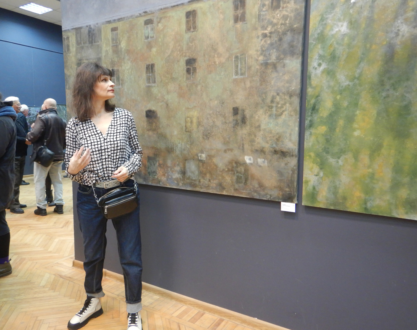 Персональная юбилейная выставка Елены Лапко &laquo;Местами мокрый снег&raquo; в СХР