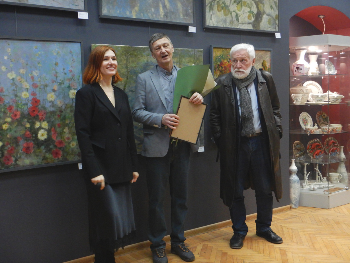 Персональная юбилейная выставка Елены Лапко &laquo;Местами мокрый снег&raquo; в СХР