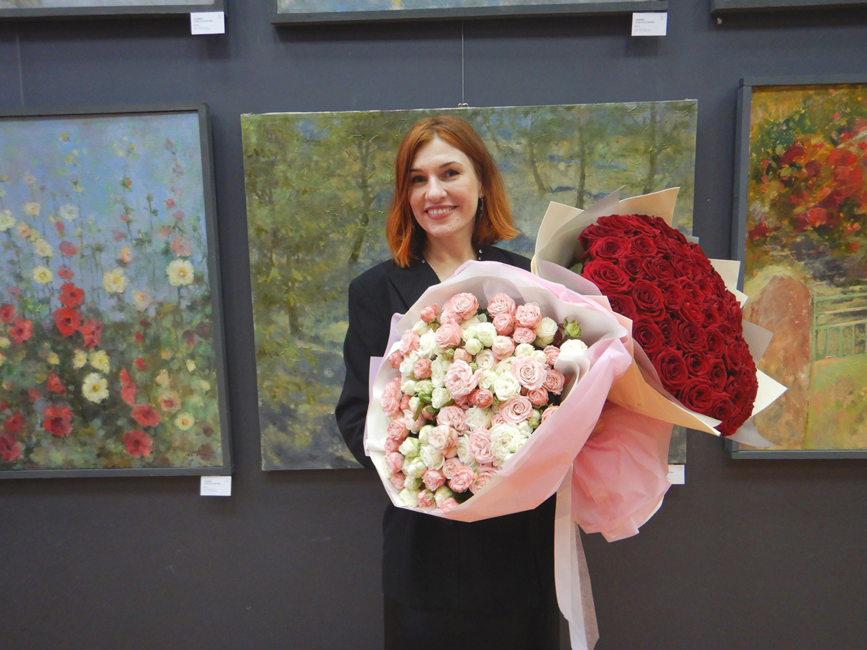 Персональная юбилейная выставка Елены Лапко &laquo;Местами мокрый снег&raquo; в СХР