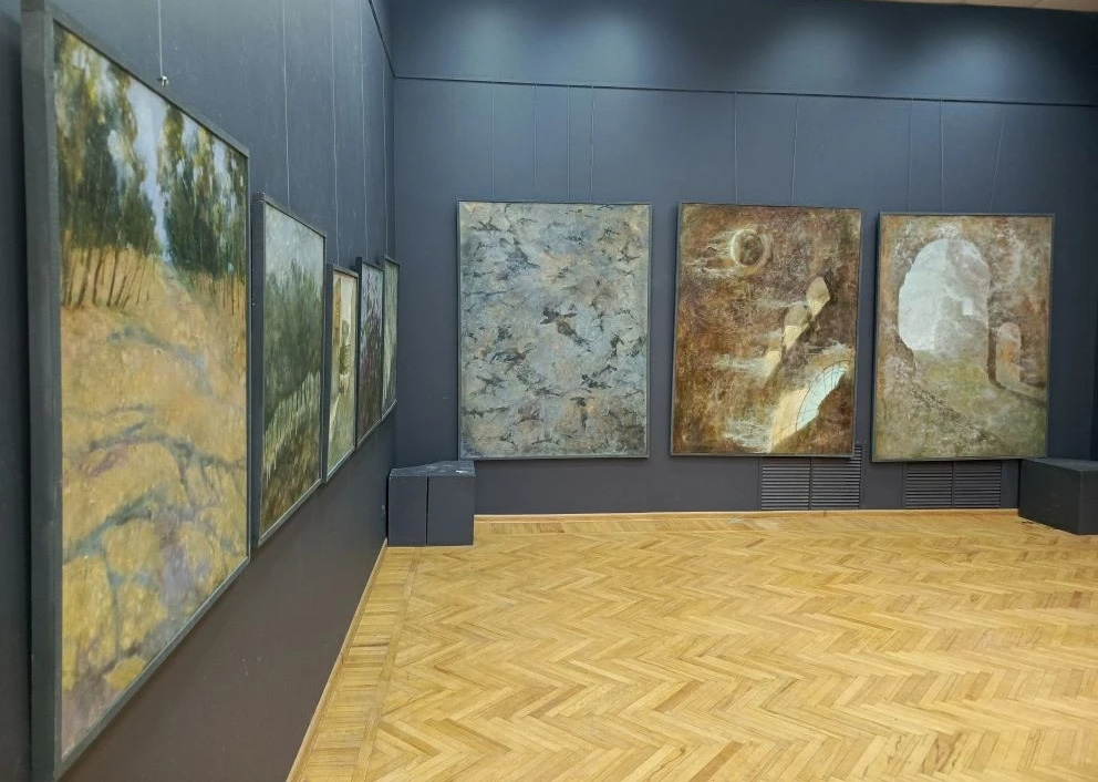 Персональная юбилейная выставка Елены Лапко &laquo;Местами мокрый снег&raquo; в СХР