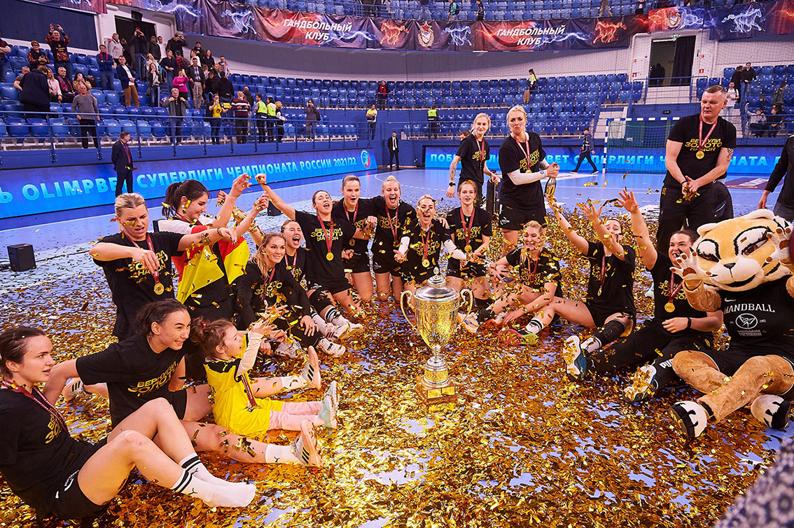 Гандболистки «Ростов-Дона» в девятый раз завоевали золотые медали чемпионата России!
