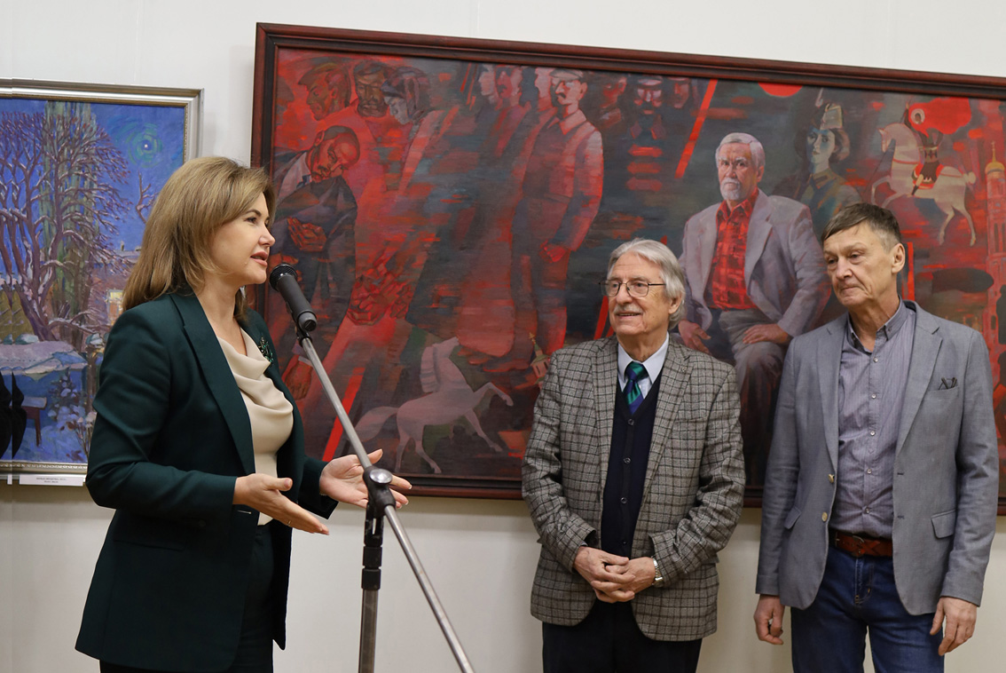 Юбилейная выставка &laquo;Преодоление&raquo; Алексея Курманаевского в РОМИИ