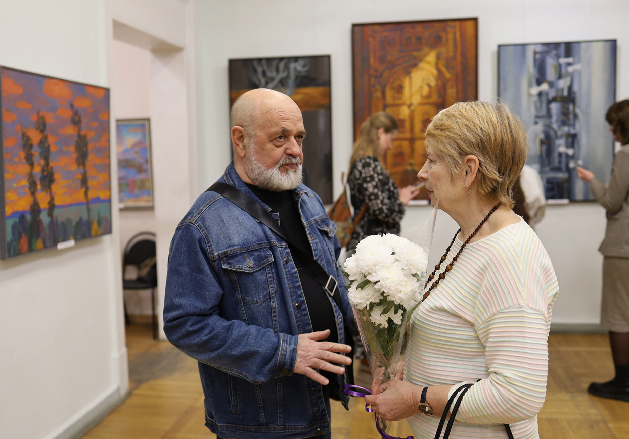 Юбилейная выставка &laquo;Преодоление&raquo; Алексея Курманаевского в РОМИИ