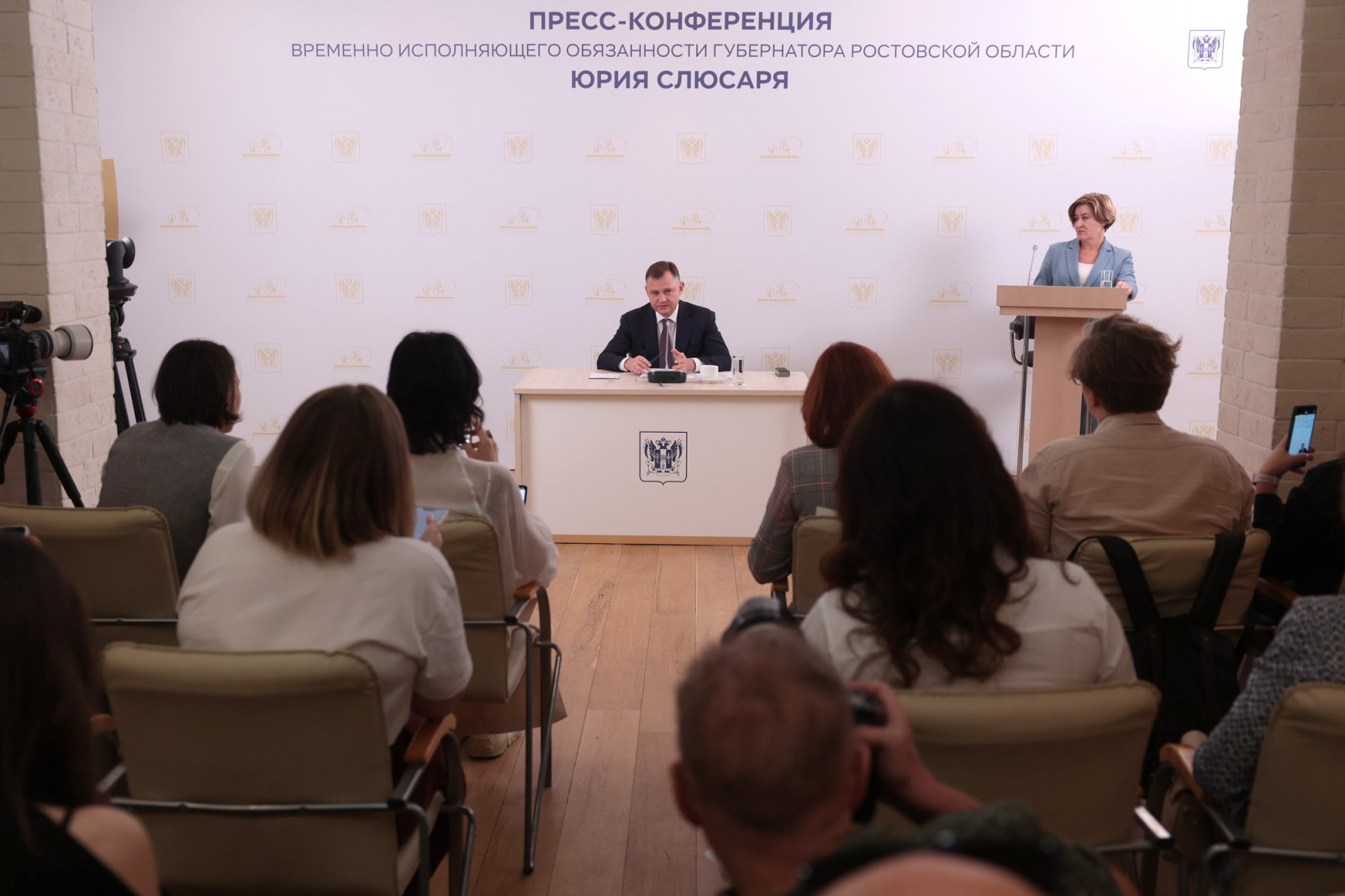 Первая большая пресс-конференция главы Ростовской области Юрия Слюсаря