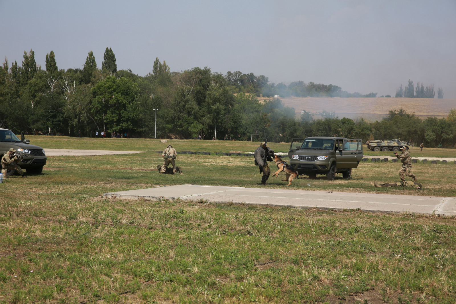 В Неклиновском районе прошёл Военно-технический форум «Армия-2022» и реконструкция прорыва Миус-фронта