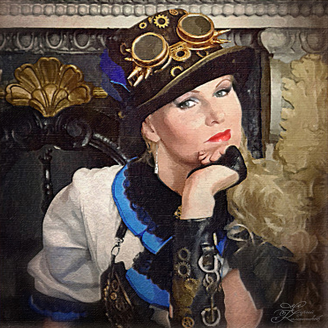 «Время стимпанк», фото-арт, 2018 год. Модель: Елена Голивина. ФОТОХУДОЖНИК СЕРГЕЙ КАЛАШНИКОВ