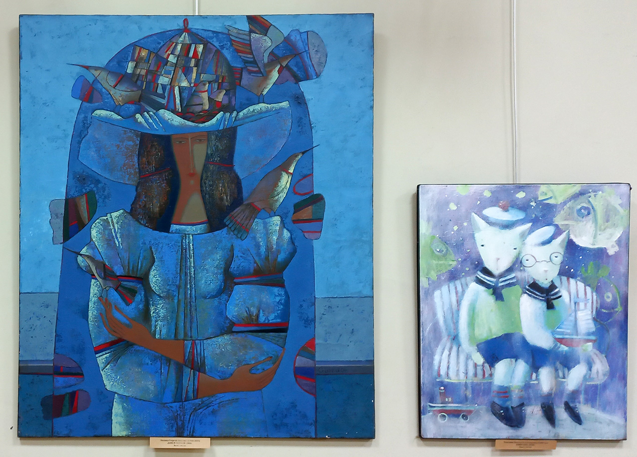 Выставка в РОМИИ &laquo;Зима. Цвет синий&raquo;