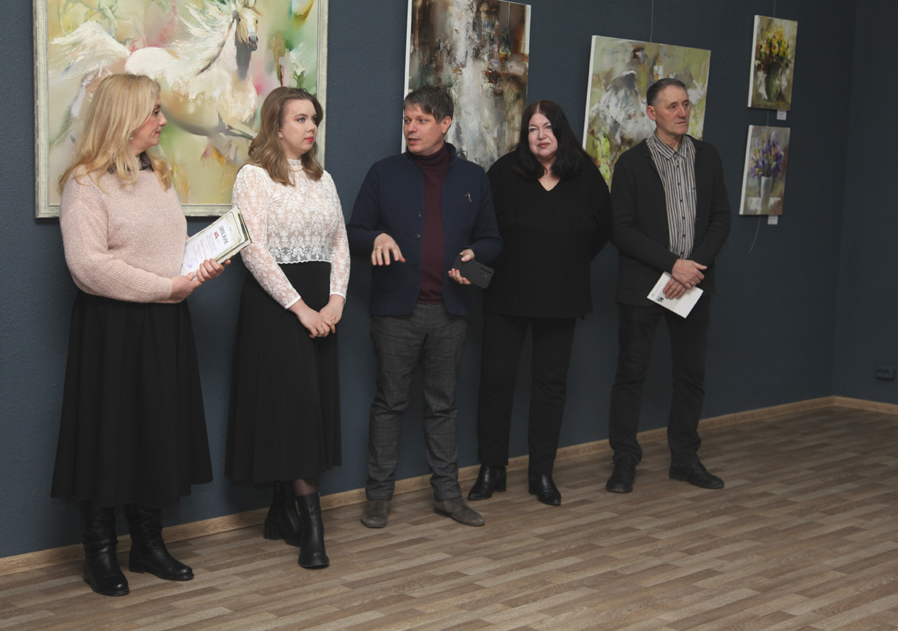 Персональная выставка Сергея и Анастасии Потаповых Зимняя встреча