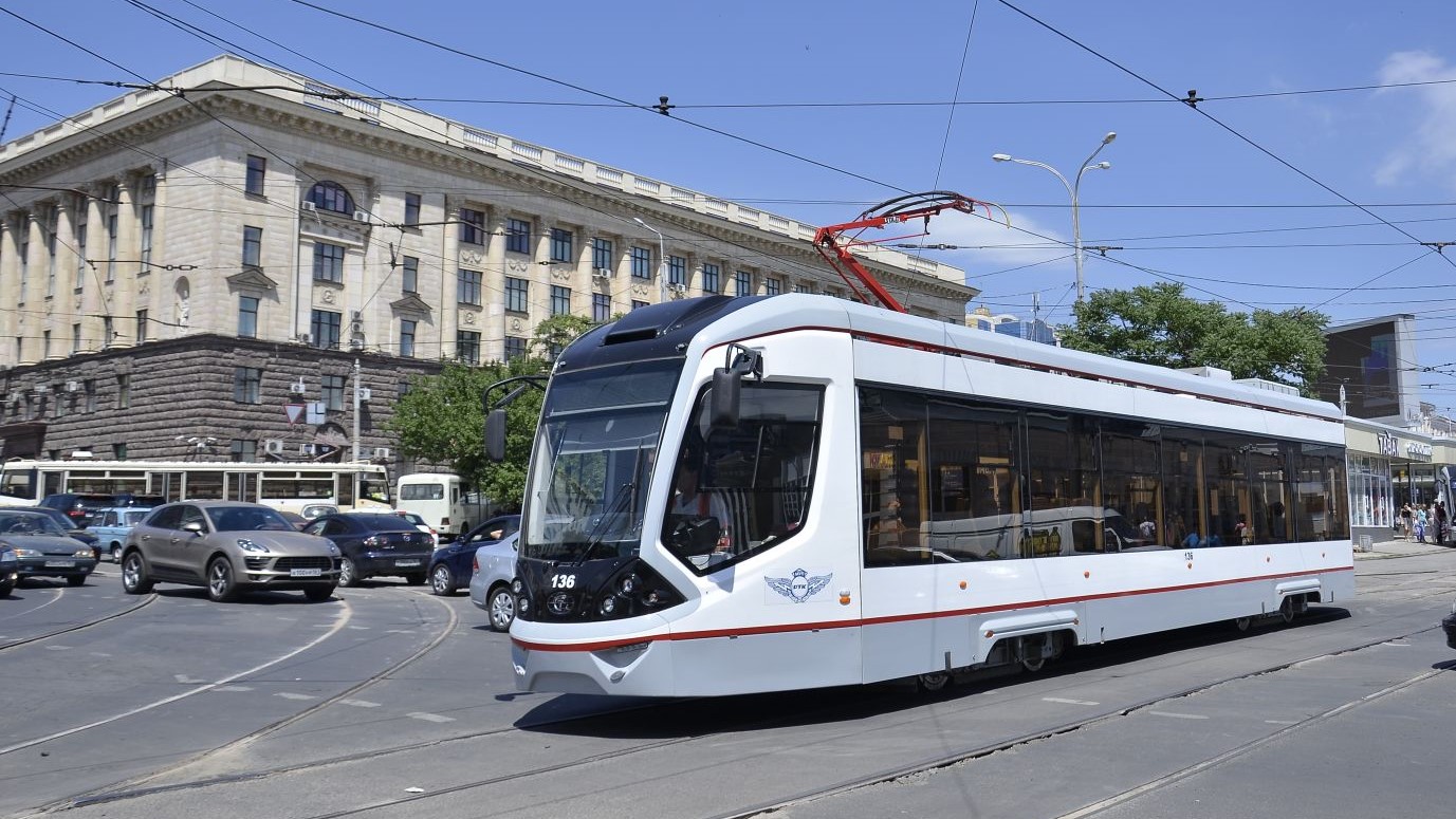 Новые трамваи в Ростове